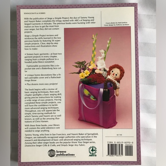 Serge A Simple Project, a softcover instructional project book for sergers - Picture 2 of 10